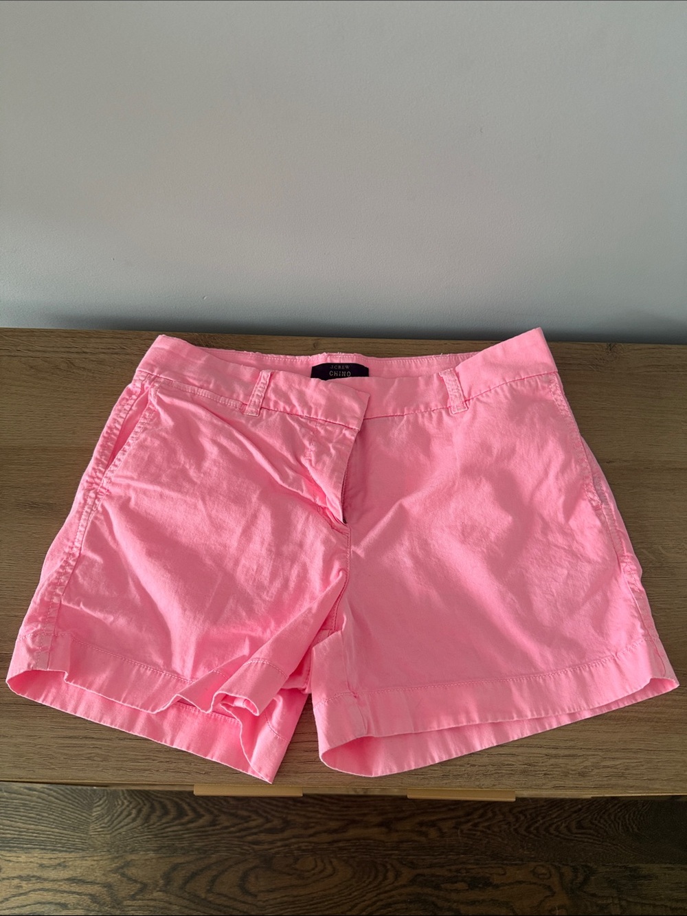 J. Crew Pink Cotton Bermuda Shorts